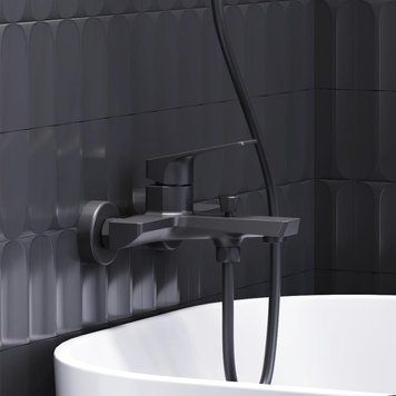 Змішувач для ванни Damixa Merkur чорний матовий 401000300 401000300 фото