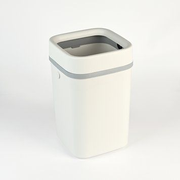 Відро для сміття без кришки 15 Л МВМ BIN-25 15L WHITE/GRAY BIN-25 15L фото