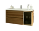 Тумба з умивальником MARSAN ALEXIS WOOD 1000 Варіант-2 GLASS ALEXISWOOD -TU1000-V2G фото 2