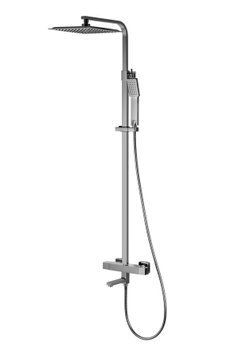 Душевой гарнитур CORSAN ANGO CHROME с термостатом и изливом CMN02TCHW фото