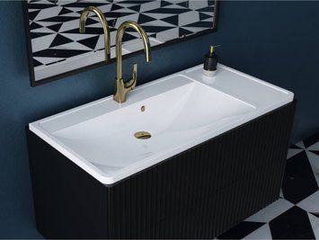 Умывальник на тумбу SACRAMENTO 12,4*100,1*48,1 Глянец Белый 0000234 15350 фото
