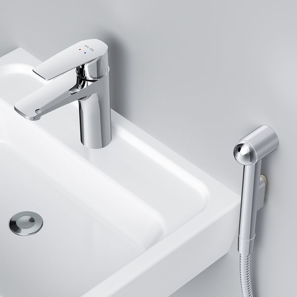Смеситель для раковины с гигиеническим душем AM.PM F90E03000 Gem F90E03000 фото