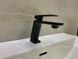 Смеситель для раковины (умывальника) CORSAN TRINO BLACK MATT черный низкий CMB7111BL CMB7111BL фото 4