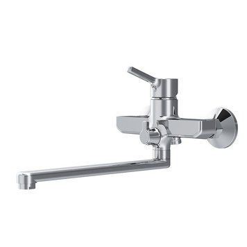 Смеситель для ванны и душа c длинным изливом AM.PM F85B90000 X-Joy S F85B90000 фото