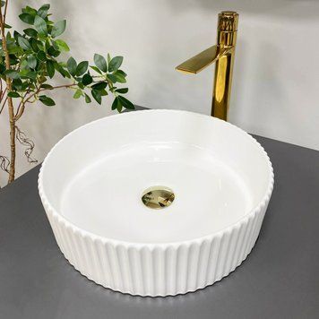 Умивальник (раковина) VBI BRINDISI M WHITE накладний VBI-014102 VBI-014102 фото