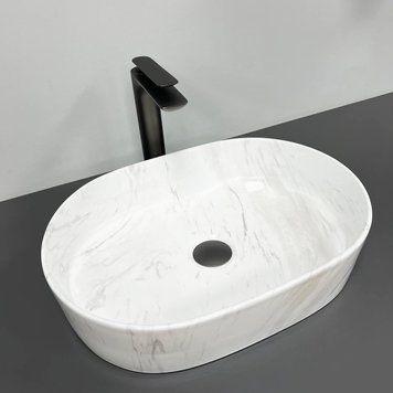 Умивальник (раковина) VBI VERONA 50 NATURE MARMO GLOSSY накладний VBI-011315 VBI-011315 фото