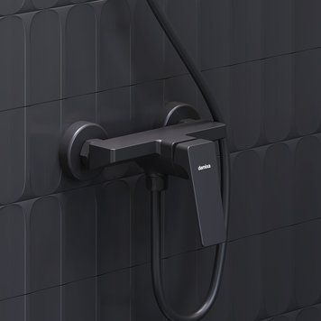 Змішувач для душу Damixa Merkur чорний матовий 402000300 402000300 фото