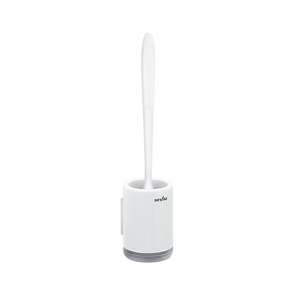 Йоржик з силіконовою щіткою клейкий настінний MVM BP-12 WHITE/GRAY BP-12 фото