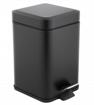 Корзина для мусора YOKA MUTI BLACK 3л. для ванной комнаты CH.MUTI-BLK фото