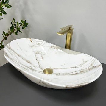 Умивальник (раковина) VBI TURIN LAVA GLOSSY накладний VBI-011506 VBI-011506 фото