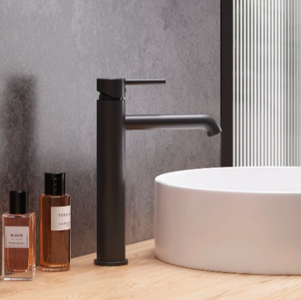 Змішувач для раковини високий Damixa Scandinavian Pure 360250300 чорний 360250300 фото