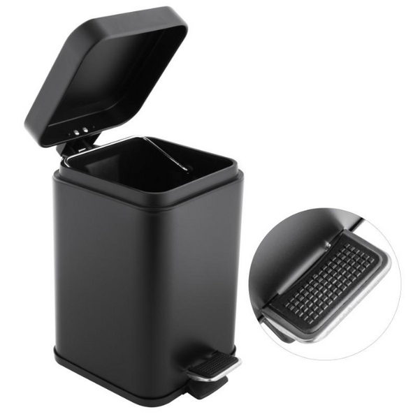 Корзина для мусора YOKA MUTI BLACK 3л. для ванной комнаты CH.MUTI-BLK фото