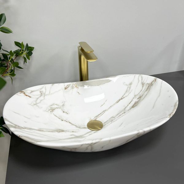 Умывальник (раковина) VBI TURIN LAVA GLOSSY накладной VBI-011506 VBI-011506 фото