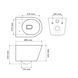 Подвесной унитаз VBI TINO WHITE VBI-020600 фото 2