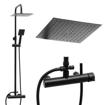Душевой гарнитур YOKA FLOVA 25 BLACK черный * BP.FLOVA 25 BLK фото