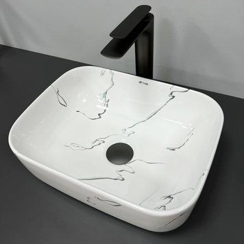Умивальник (раковина) VBI PALERMO S MARMO GLOSSY накладний VBI-012305 VBI-012305 фото