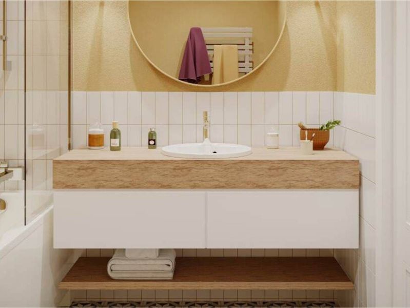 Умивальник врізний MADISON 12,3*43*43 Глянець Білий 0001053 15467 фото
