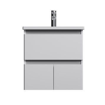 Тумба с раковиной, подвесная, 55 см, 1 ящик, 2 дверцы AM.PM M85-FHX0553-WC0553WG38 X-Joy M85-FHX0553-WC0553WG38 фото