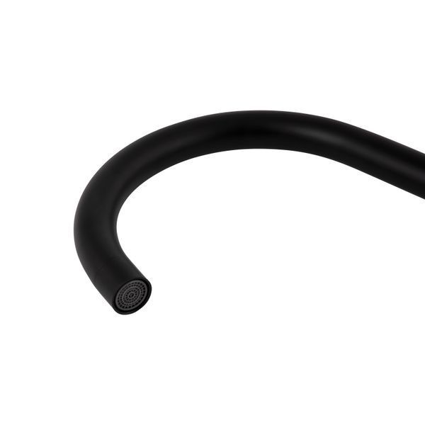 Змішувач для кухні Brinex Pure 015F U-образний Black Matt BRIPUR015FBLM SD00053177 фото
