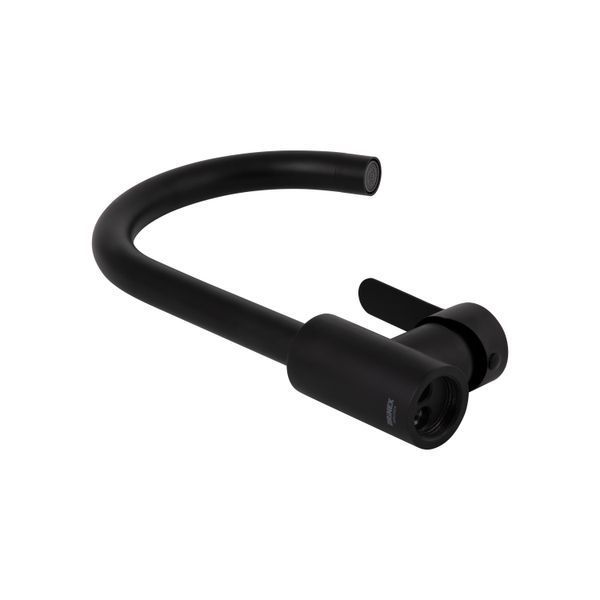 Змішувач для кухні Brinex Pure 015F U-образний Black Matt BRIPUR015FBLM SD00053177 фото