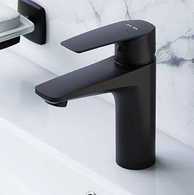 Смеситель для раковины, черный AM.PM F90E02122 Gem F90E02122 фото