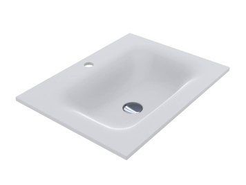 Умивальник на тумбу JESSEL 12,4*60*45 Мат Білий 0000747 15617 фото