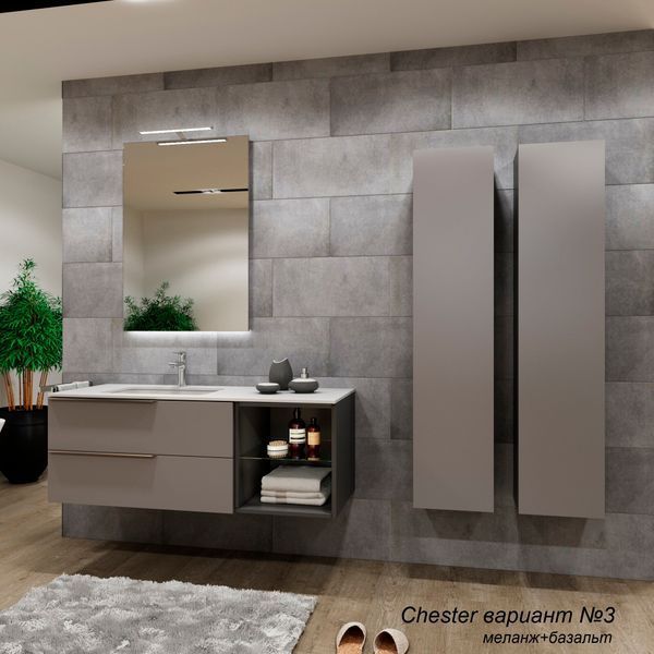 Зеркало MARSAN NIKOLET 700*800 с LED светильником 600мм NIKOLET-Z700x800 фото