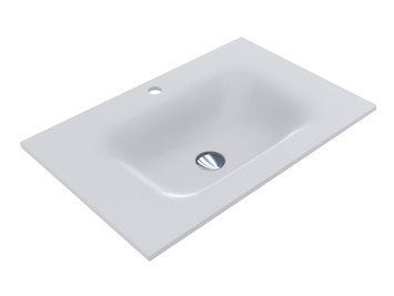 Умивальник на тумбу JESSEL 12,4*70*45 Мат Білий 0000751 15618 фото