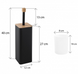 Ёршик для унитаза YOKA AMBA BLACK BAMBOO PD.AMBA-BLK PD.AMBA-BLK фото 3
