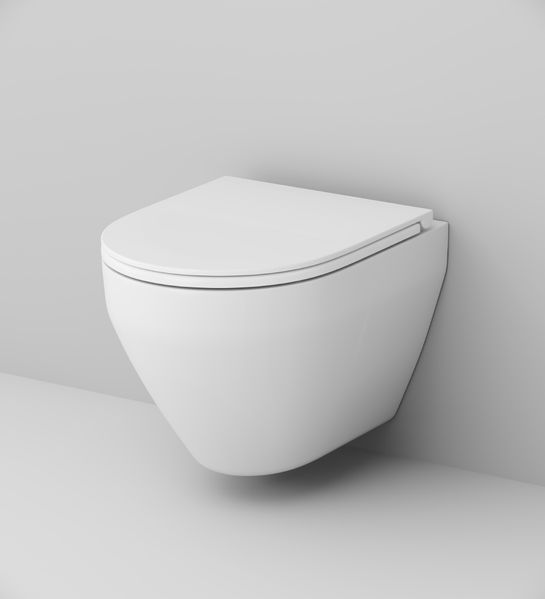 Безободковый подвесной унитаз Am.Pm Spirit FlashClean C701700WH (без сиденья) C701700WH фото