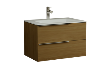 Тумба MARSAN CHESTER WOOD 700 Вариант 2 + Раковина акриловый камень КВАДРО 700 белый глянец CHESTERWOOD-TU700-V2 фото