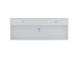 Тумба MARSAN NIKOLET 1400 вариант 5 Деко 2 умывальник CORNER 1400(2) матовый белый NIKOLET-V5-DECO-2-AAT1400-2 фото 4
