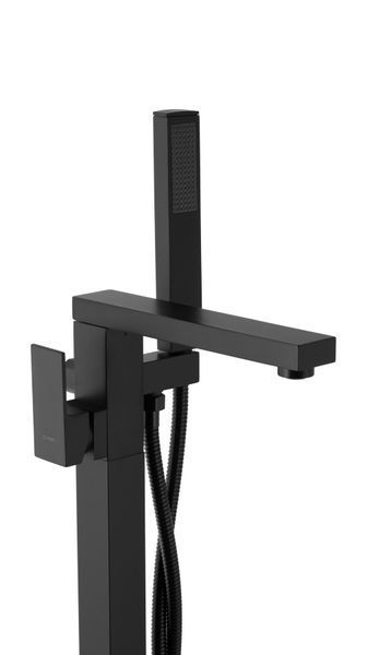 Змішувач для ванни Corsan ANGO BLACK MATT чорний підлоговий CMB3020BL CMB3020BL фото