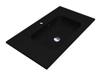 Умывальник на тумбу DELLA 13,4*80*45 Черный 0002598 15418 фото