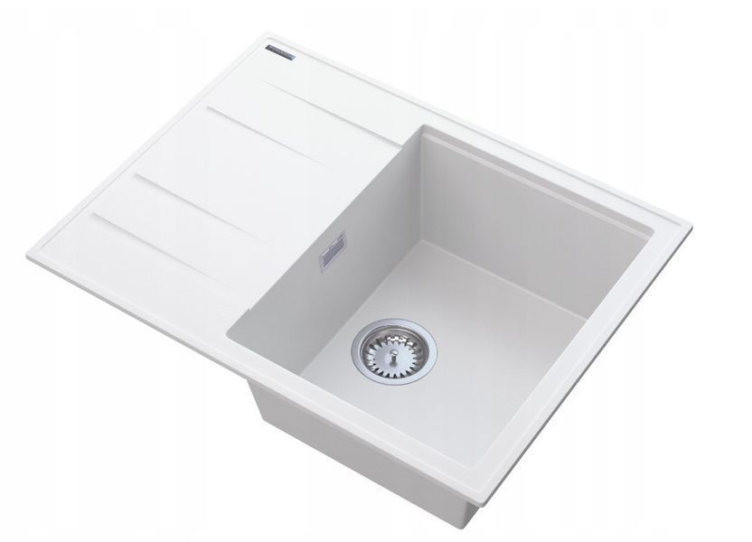 Кухонная мойка GRANITAN LUGO WHITE белая * LUGO WHITE фото