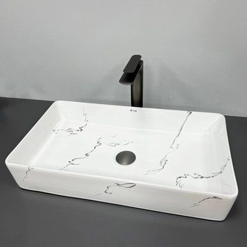 Умивальник (раковина) VBI TRIEST MARMO GLOSSY накладний VBI-012704 VBI-012704 фото