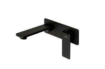 Змішувач для раковини (умивальника) CORSAN TRINO BLACK MATT + BOX прихованого монтажу CMB7115BL CMB7115BL фото