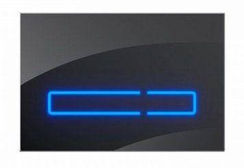 Клавиша для инсталляции сенсорная, стекло, черный AM.PM I0450A38 Touch Pro I0450A38 фото