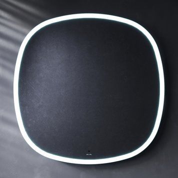 Зеркало универсальное с контурной LED-подсветкой, сенсором, квадрат, 80 см AM.PM M8FMOX0801WGH38 Universal M8FMOX0801WGH38 фото