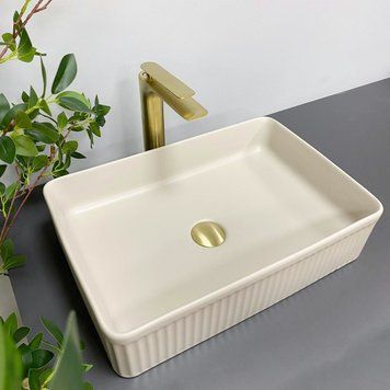 Умивальник (раковина) VBI BRESCIA BEIGE MATT накладний VBI-013902 VBI-013902 фото