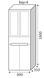 Пенал MARSAN MODESTE NEW Вариант №4 Деко 3 GLASS папирус MODESTE-NEW-V4D3G-P60W фото 2