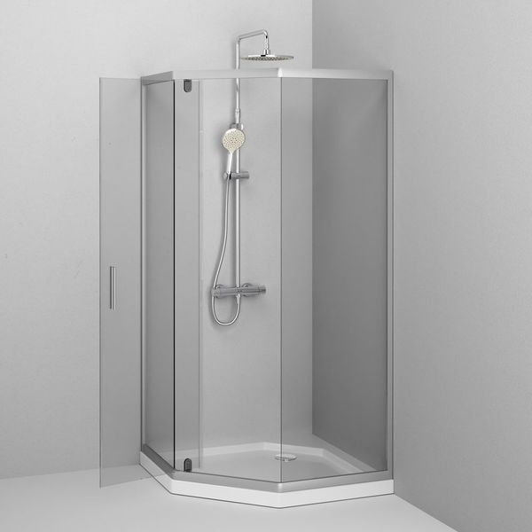 Душова кабіна 5-corner Pivot 90x90 см, без поддона AM.PM W90UG-405-090MT Gem W90UG-405-090MT фото