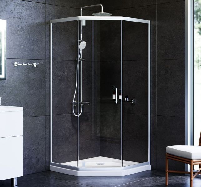 Душова кабіна 5-corner Pivot 90x90 см, без поддона AM.PM W90UG-405-090MT Gem W90UG-405-090MT фото