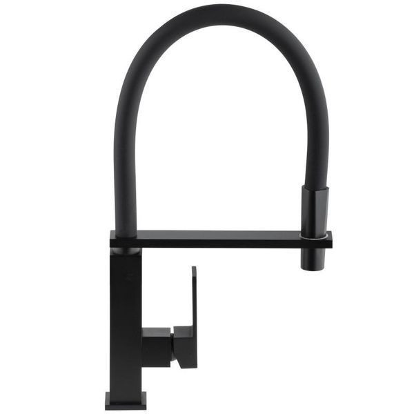 Смеситель для кухни YOKA FERRA BLACK черный * BZ.FERRA-BLK фото