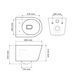 Подвесной унитаз VBI LIDO WHITE VBI-020500 фото 6