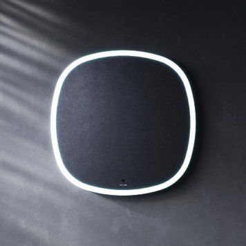Зеркало универсальное с контурной LED-подсветкой, сенсором, квадрат, 55 см AM.PM M8FMOX0551WGH38 Universal M8FMOX0551WGH38 фото