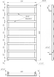 Сушка для рушників Basis Light Водяний 120x53x3 1903 фото 4