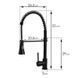 Смеситель для кухни YOKA FIESTO BLACK черный * BZ.FIESTO-BLK фото 3