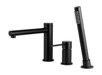 Змішувач для ванни CORSAN LUGO BLACK MATT на борт ванни CMB7542BL CMB7542BL фото