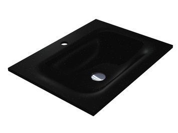 Умывальник на тумбу JESSEL 12,4*60*45 Черный 8813465 15685 фото